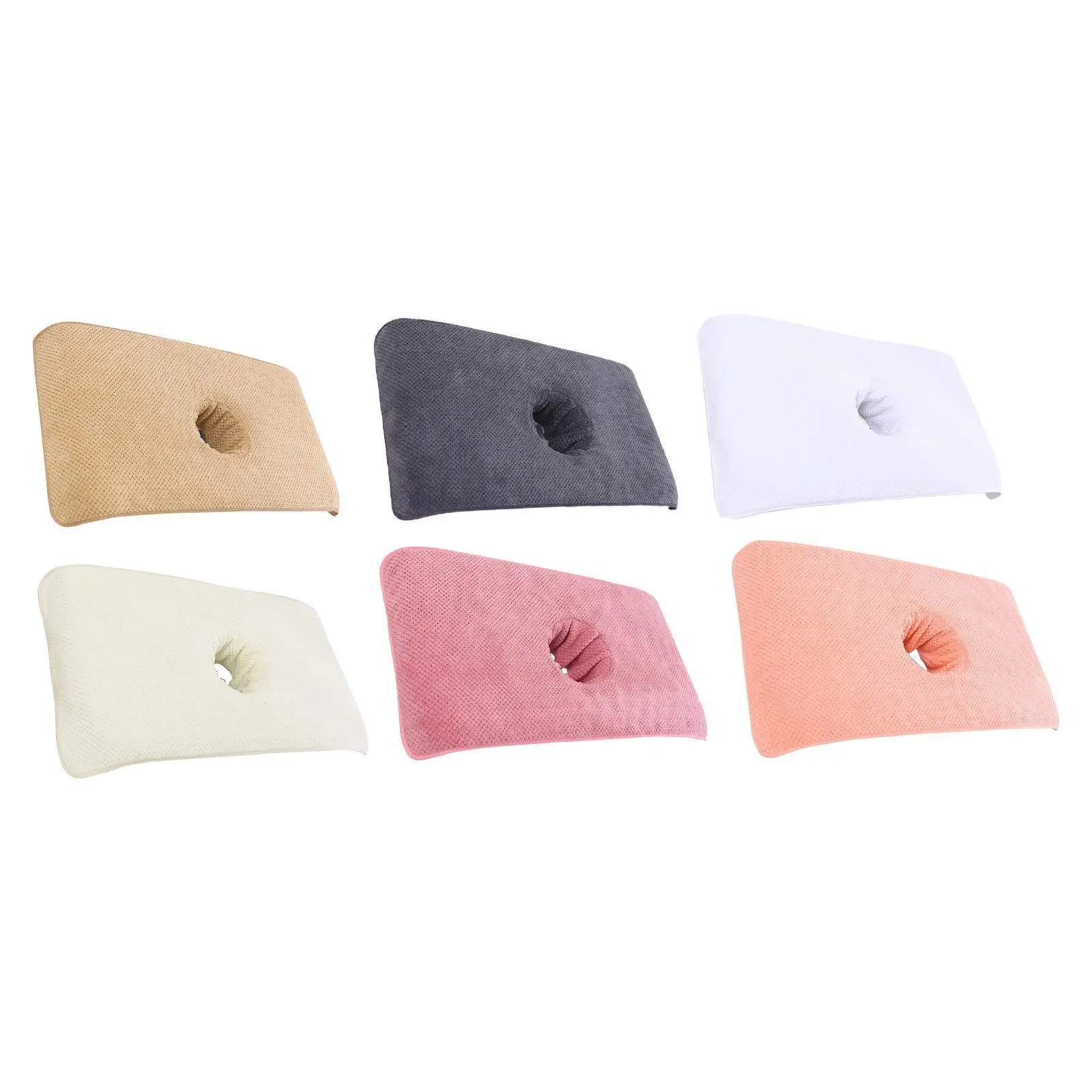 Salon Massage Table Towel Washable Coverlet Face Pillow Towel with Hole Massage Supplies SPA Bed Head Curtain Pad for SPA Beauty