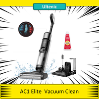 Ultenic AC1 Elite Cordless Vacuum And Mop with Self-Cleaning, Up to 50min Runtime, Smart Dirt Detection, 3 Cleaning Mode, LCD