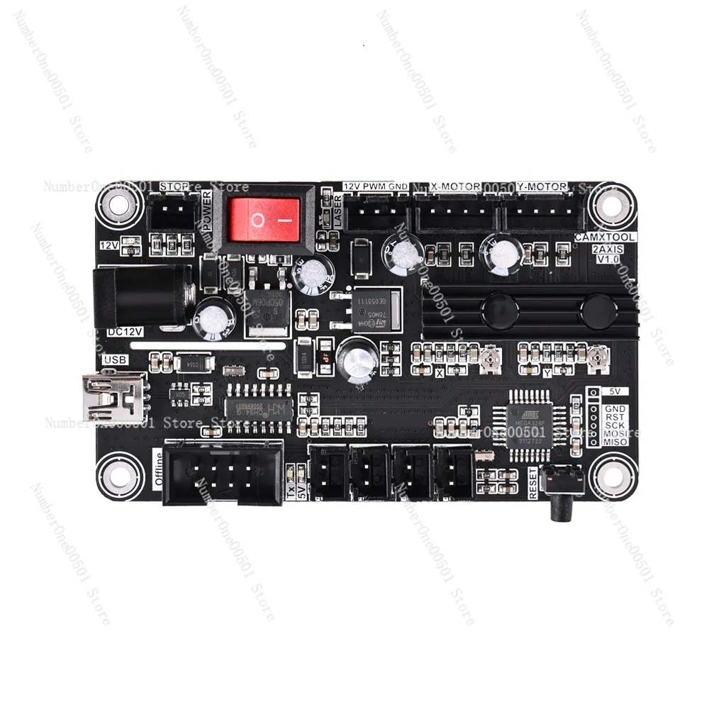 

Плата управления GRBL для двух осей, USB, двухосевая, для самостоятельной сборки, малогабаритная, для лазерного гравировального станка с ЧПУ
