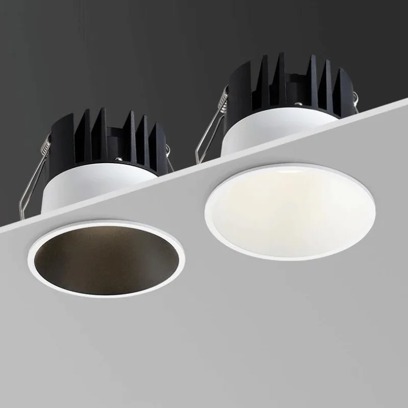 

Dimmable Led Downlight Recessed Ceiling Lamp Spotlight Aluminum Led COB Light 10W15W18W AC110V 220V Home Office Store