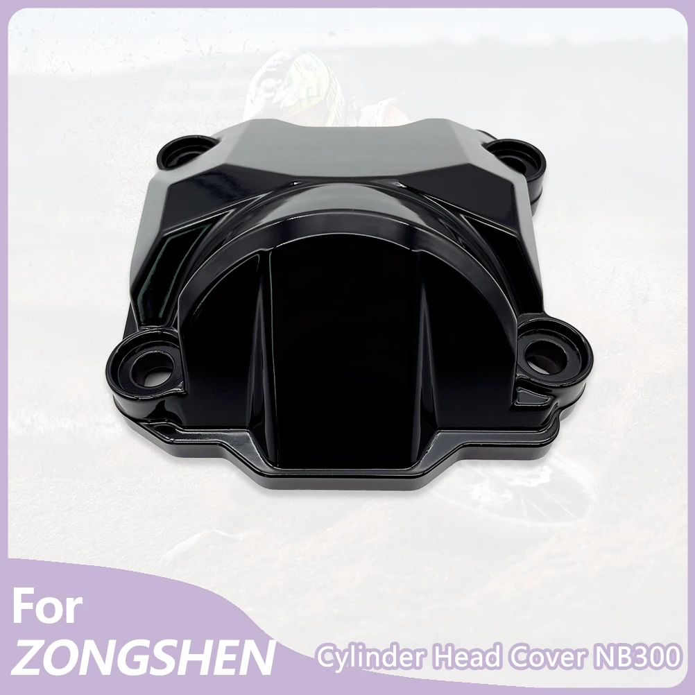 For ZONGSHEN NB300 ZS174MN-5 Motorcycle Cylinder Head Cover Black Valve Cover Off-road Bikes Accessories