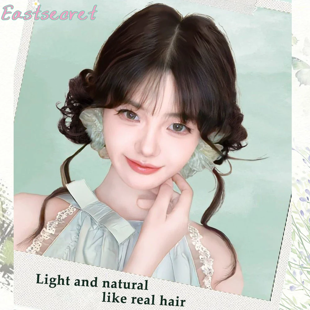 كعكة الشعر الاصطناعية من إيست، مشبك شعر إسفنجي وفوضوي للنساء، شريط مطاطي، وصلات ذيل الحصان، ربطة شعر، حلقة شعر طويلة