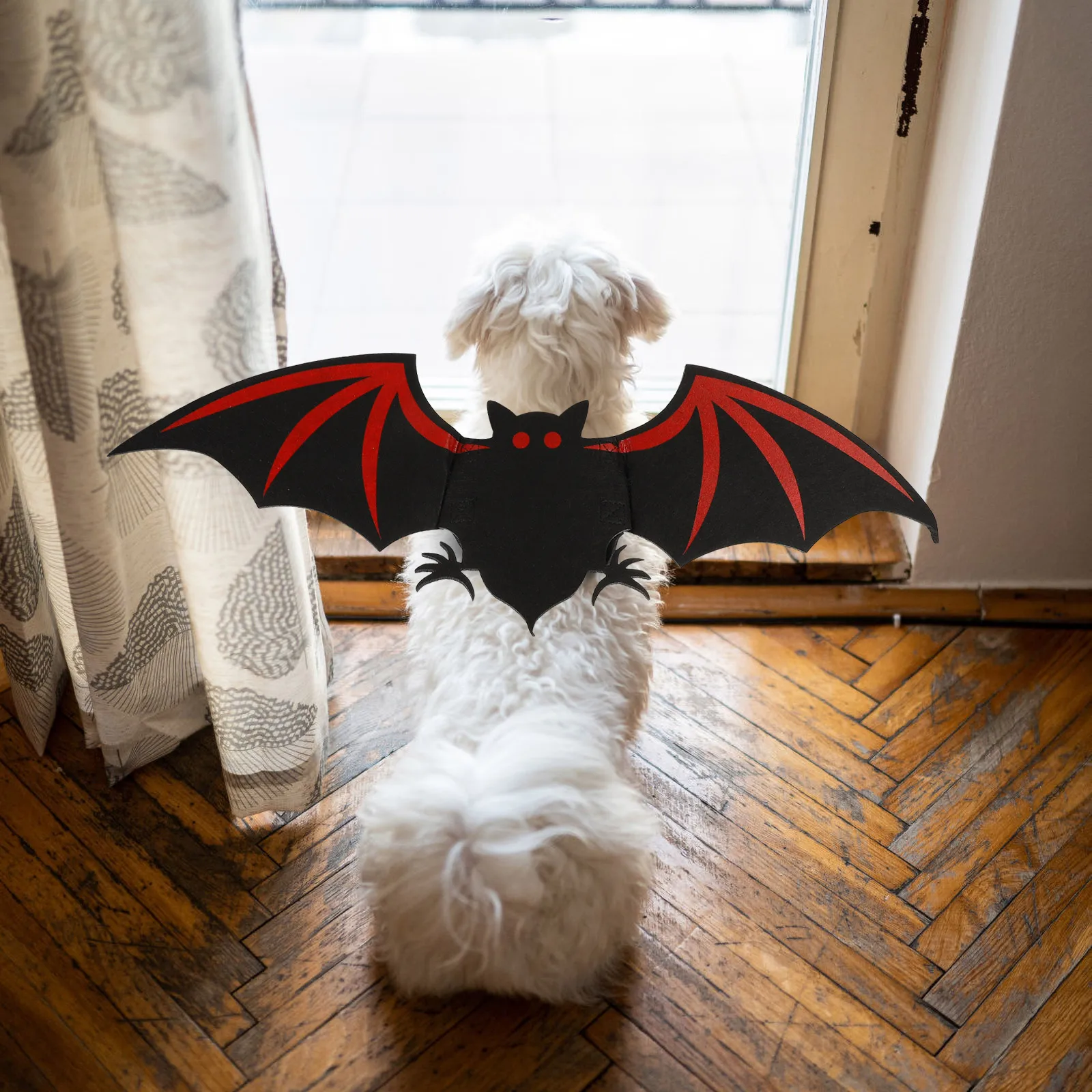 

Outfit Felt Cloth Wing Design Halloween Dog Costume Pet Apparel Lightweight Cosplay Supplies Bat Wings Decor Dog Bat Costume Pet