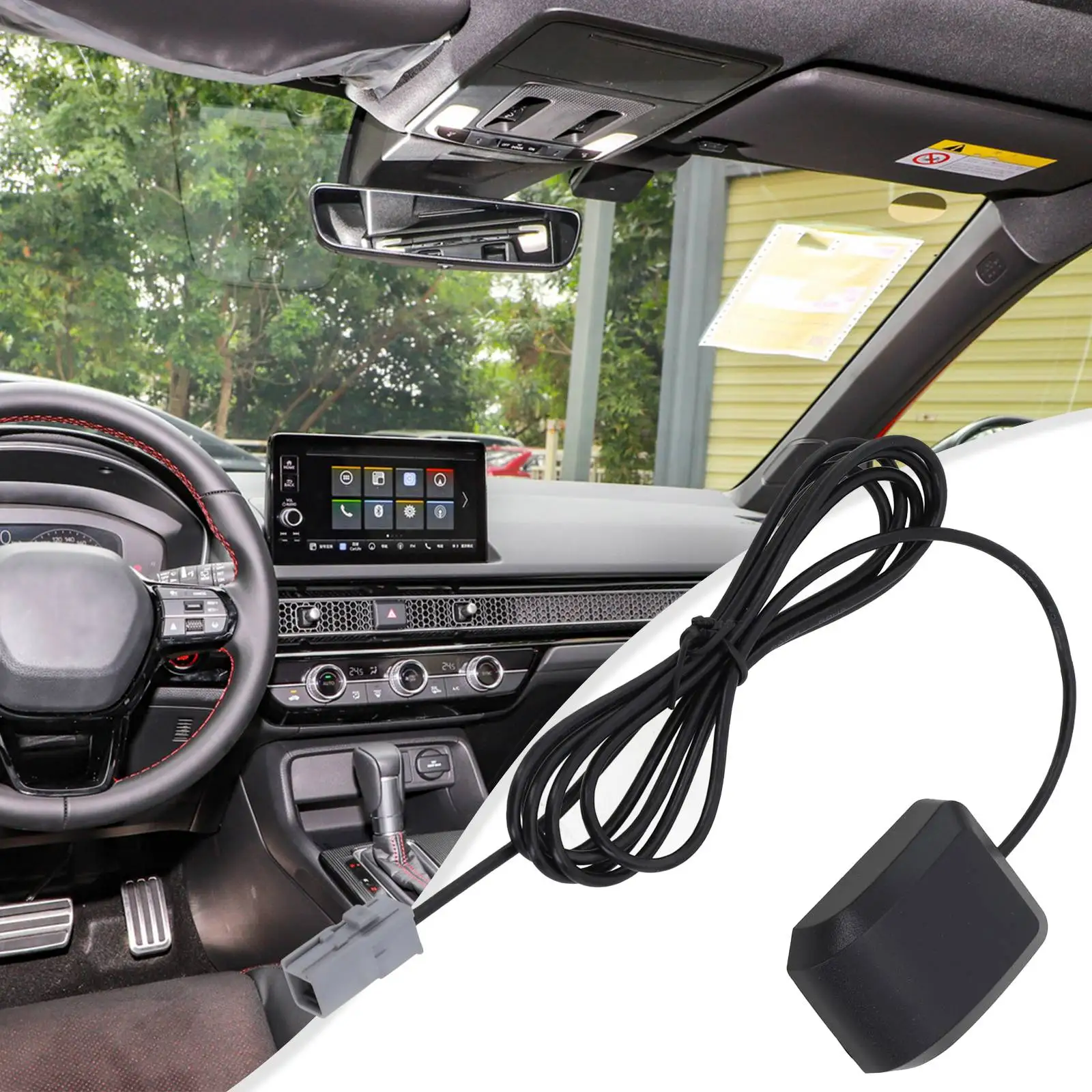 

ABS Black GPS Antenna Non Deformation Notes Package Content GPS Antenna Car GPS Receiver Antenna Plug Type GT S