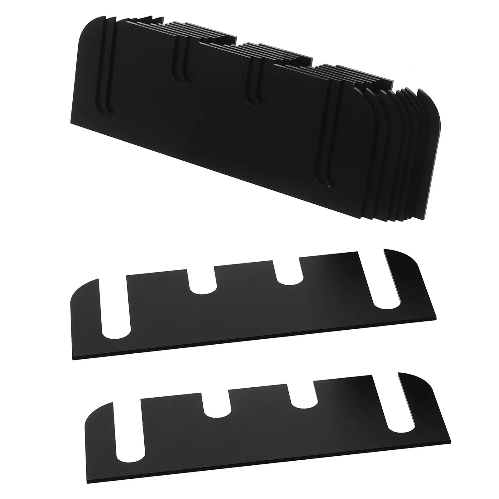 

10Pcs Door Hinge Shims Black Spacers Replacement Parts Noise Reduction Filling Gaps Durable Plastic Gaskets Door Hinge Shims