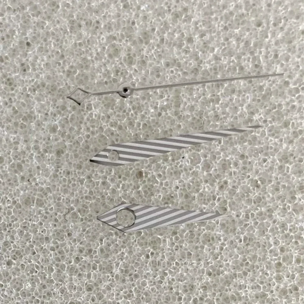 Aiguille de montre à bande oblique, pas Shoous Silver and Gold, Po15 Fit for NH34, NH35, NH36, NH70, 4R, 7S Movement Parts, DIY, New