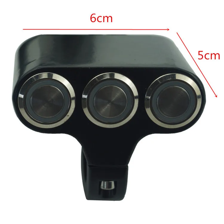 Handlebar Mount Switch 3 In 1 Motorcycle ON/Off Button Switch 7/8\