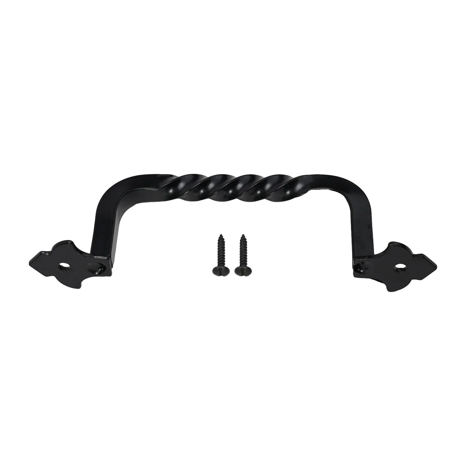 Door Handle Vintage Black Carbon Steel Barn Door Handles Perfect for Wooden Garden Doors and Shed Cabinet Doors
