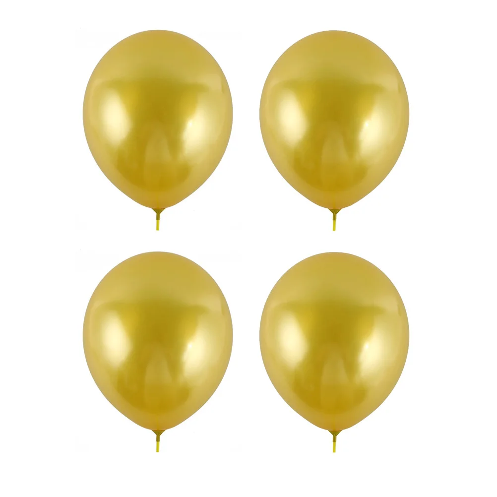 

21 Years Old Golden Birthday Balloons Sets Aluminum Foil Latex Shining Party Balloons Sets Birthday Backdrop Decor