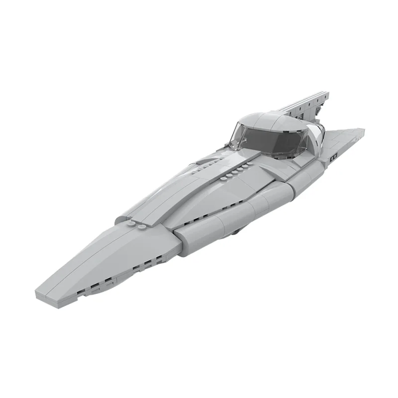390 pièces MOC Star Battle Diplomatic Yacht Model Building Blocks Art Idea Collection Brick Education Assemble 3D Creative Display