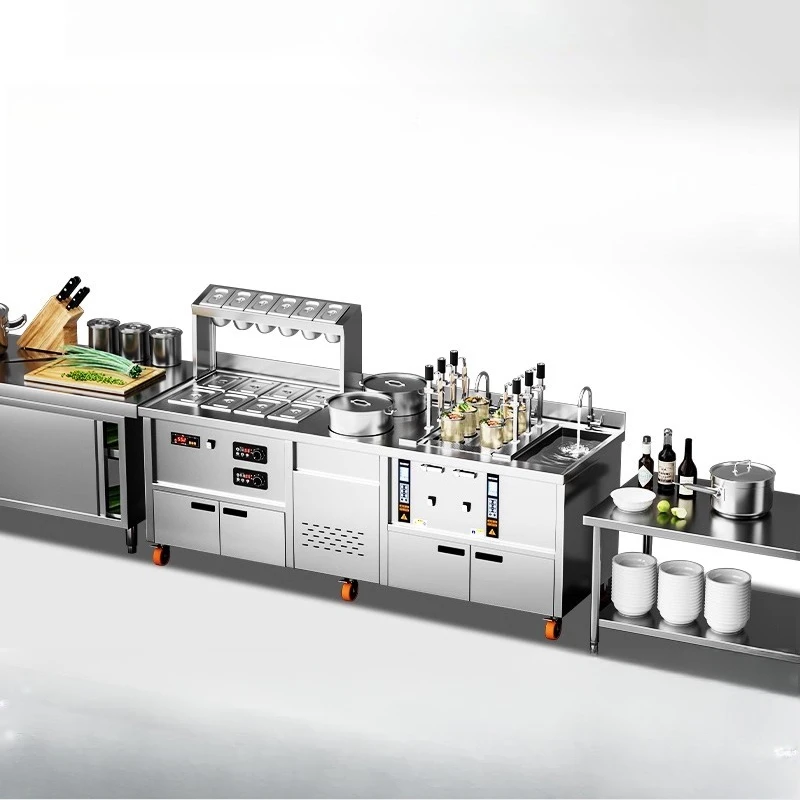 

Электрический суповой котел с автоматическим подъемом и опусканием, интегрированная комбинированная машина для приготовления супа и муки