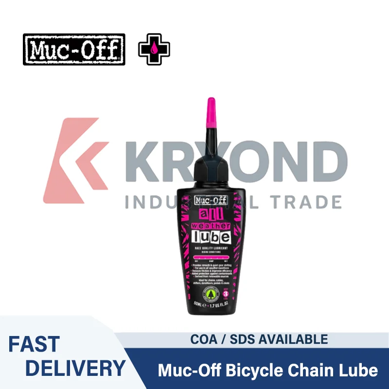 Muc-Off Bicycle Chain Lube High Performance Lubricant for Road MTB and E-Bike Chains Provides Smooth Long Lasting Protection