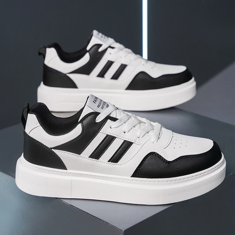New Light Skateboarding Shoes Men Soft Deodorant Trekking Sneakers Men Outdoor Walking Shoes Black White ONEMIX Shoes Size 39-46