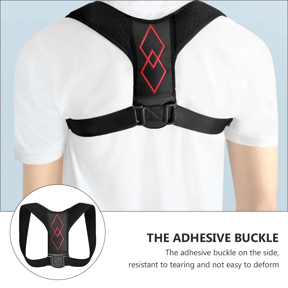 

1pc Posture Corrector Adjustable Humpback Correction Belt For Women Men Invisible Back Brace Sitting Support Trainer Humpback