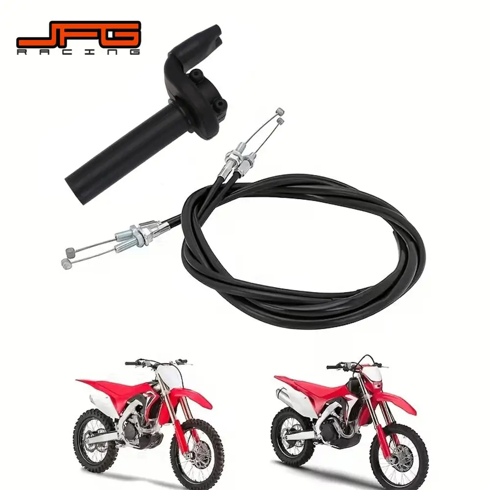 Kierownica motocykla Twister przepustnica ciągnij Push kabel FCR dla HONDA CRF250R CRF450R CRF250X CRF450X RMZ250 RMZ450 KX250F