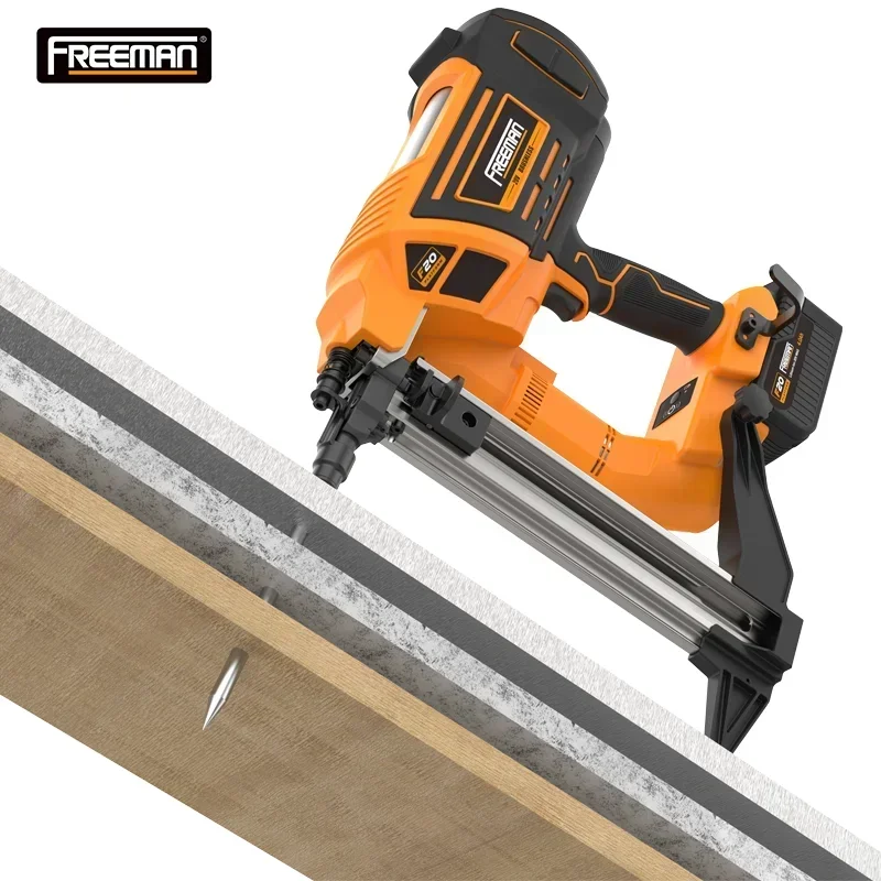 2026/Freeman 20V Brushless Motor Lithium Ion Battery Power Tools Electric Nail  Machine Strong Cordless Concrete Nailer view 5