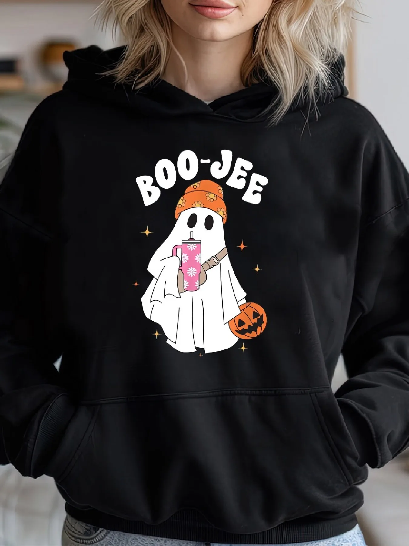

Halloween, Graphic Printing Autumn and Winter Cotton Hoodies for Men and Women Outdoor Street Sports Training Brand Trend