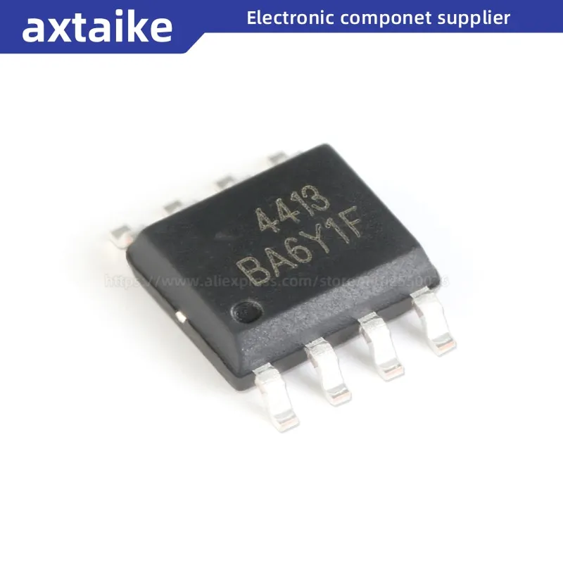 10Pcs AO4413 4413 SOIC-8 30V 15A SMD IC P-Channel MOSFET