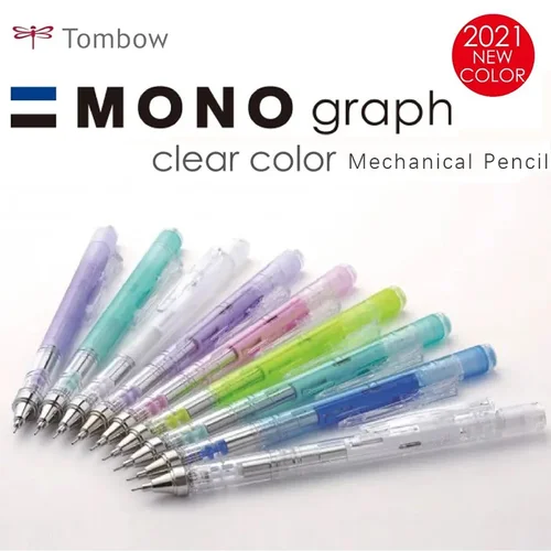 0.3mm/0.5mmTombow 모노 자동 연필 마카롱 컬러 쉐이크 아웃 리드 자동 연필 학생 문구 사무 용품 