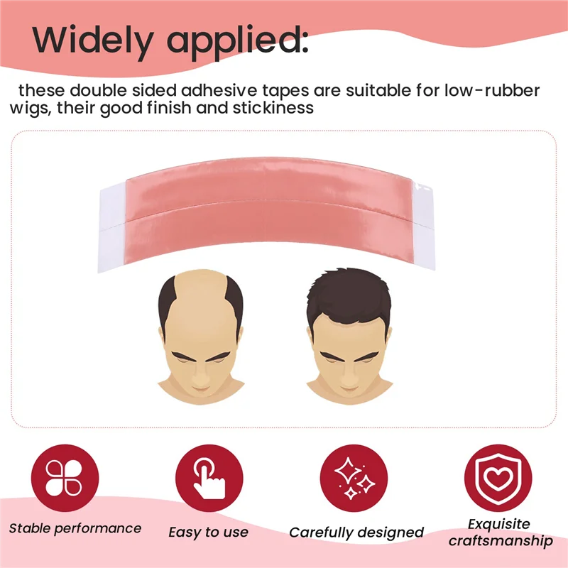 

72 шт./лот Duo Tac кружевной парик односторонняя двойная лента супер прочная клейкая система наращивания волос полоски для париков/кружевного парика