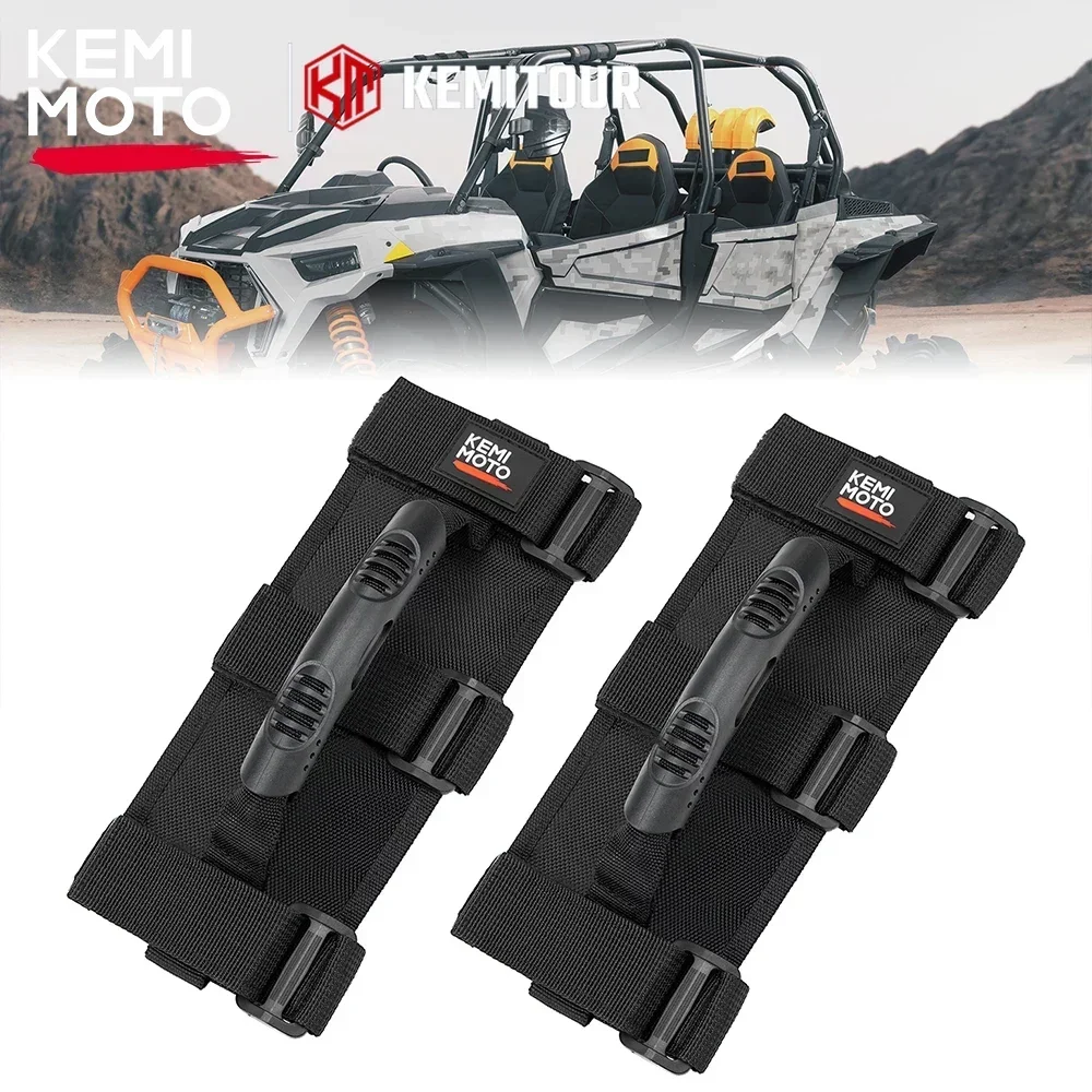 UTV Sports Roll Bar Cages Grab Handle Hold For Can-am Commander Maverick x3 1000 Compatible with Polaris RZR Ranger For Jeep