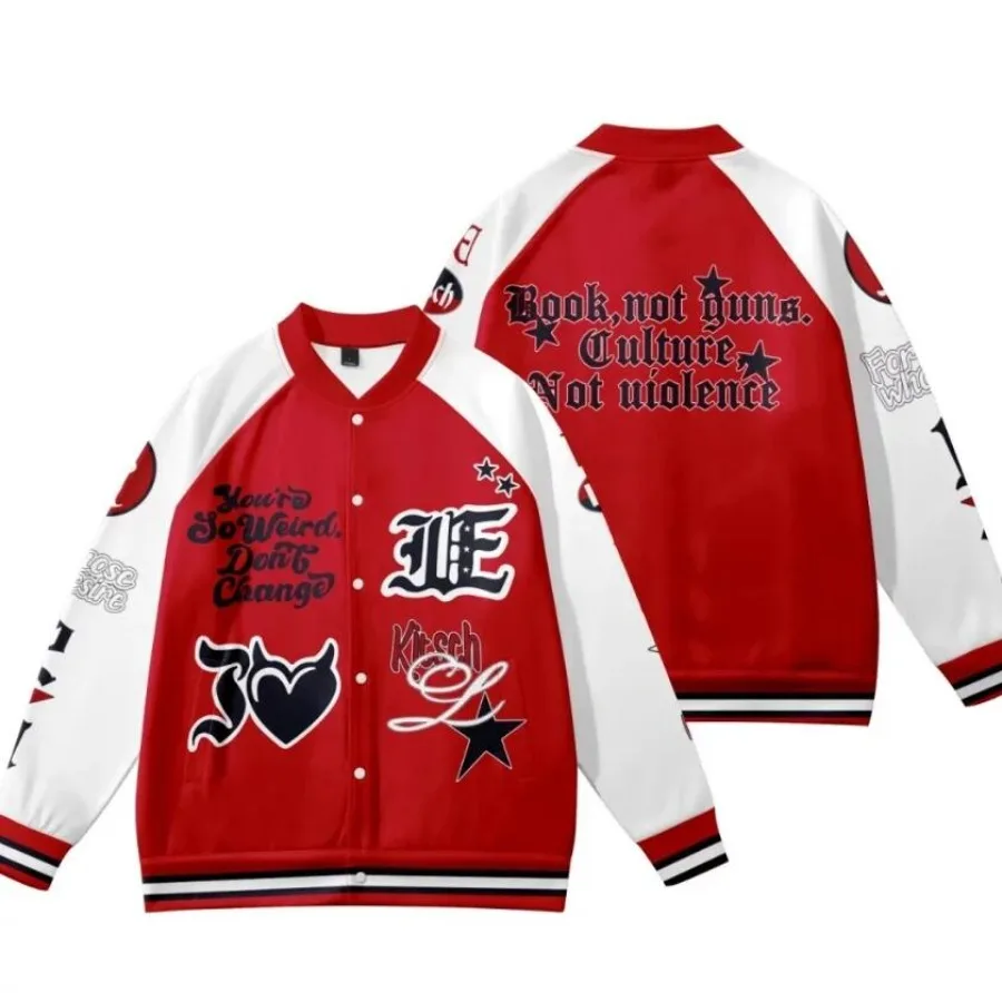 Kpop ive kitsch album baseball jacke männer frauen bomber jacke oberbekleidung yujin gaeul wonyoung liz rei leeseo baseball uniform