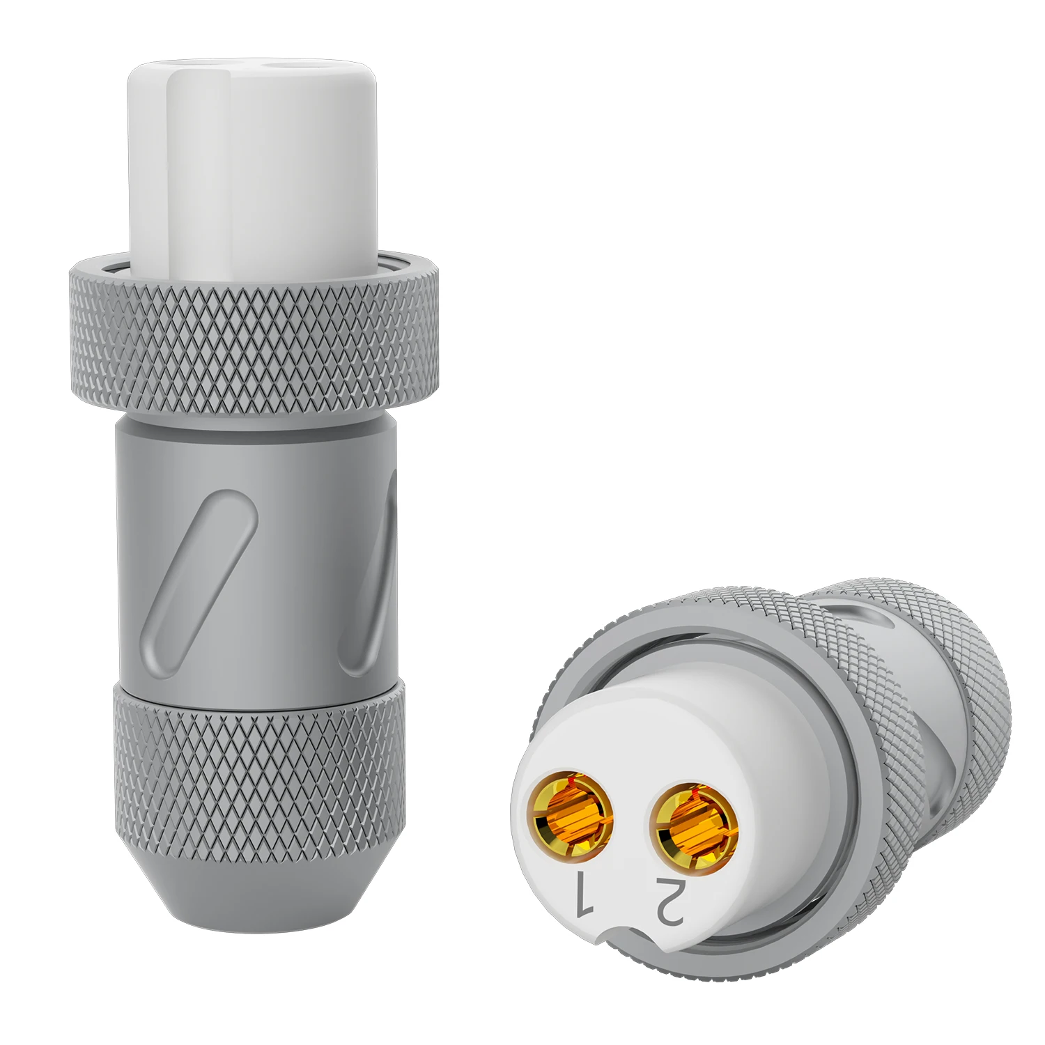 Monosaudio Pure copper GX16 GX12 2PIN adapter plug Handmade DIY Female Aviator Aviation Plug Socket Connector Panel Mount