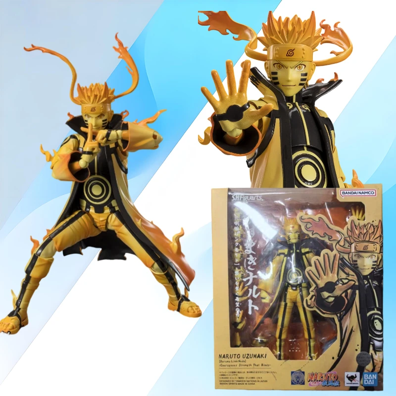 

In Stock Original Bandai S.H.Figuarts SHF Naruto Uzumaki Kurama Link Mode Brave Force Fixing ANIME ACTION FIGURE