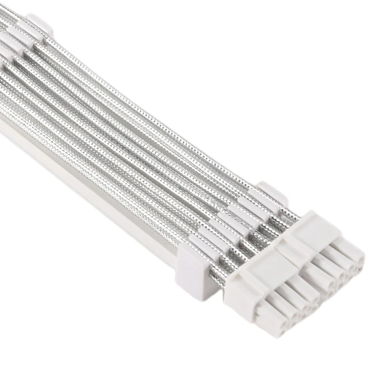 Custodia per PC Cavo di prolunga PSU ARGB ATX 2X8PIN PCI-E GPU Neon Color Line ARGB Streamer Trasferimento Scheda grafica Cavo di alimentazione Durevole