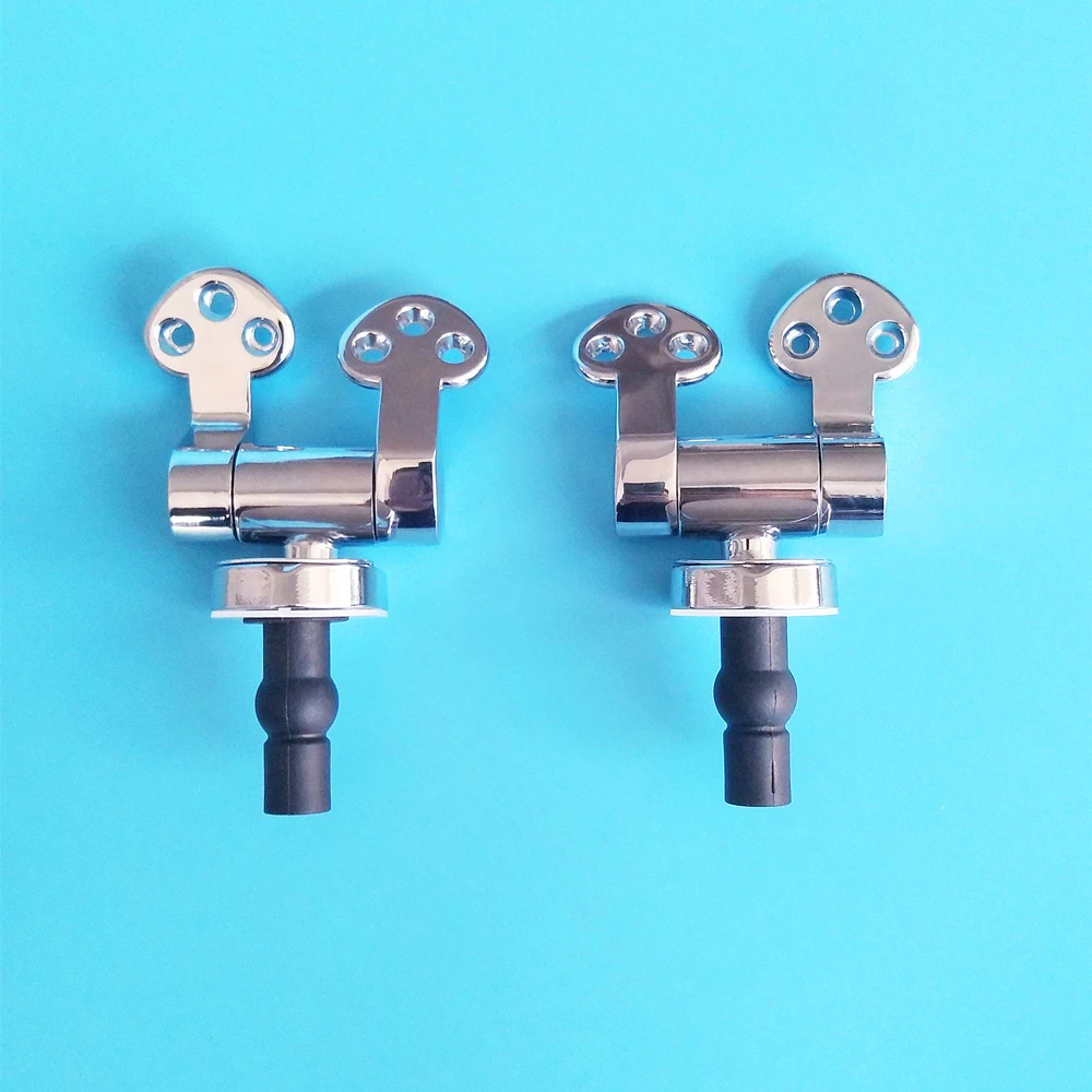 Slow-close Resin Toilet Seats Release Hinge Solid Wood Toilet Seats Lid Buffer Mute Fixing Bracket Damper Hinge,J24019