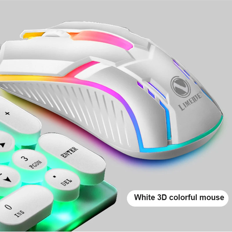 야광 마우스 3D 3 버튼 USB 마우스, 유선 1.4M 백라이트 마우스, 경쟁 게임용 마우스, 노트북용 RGB 백라이트