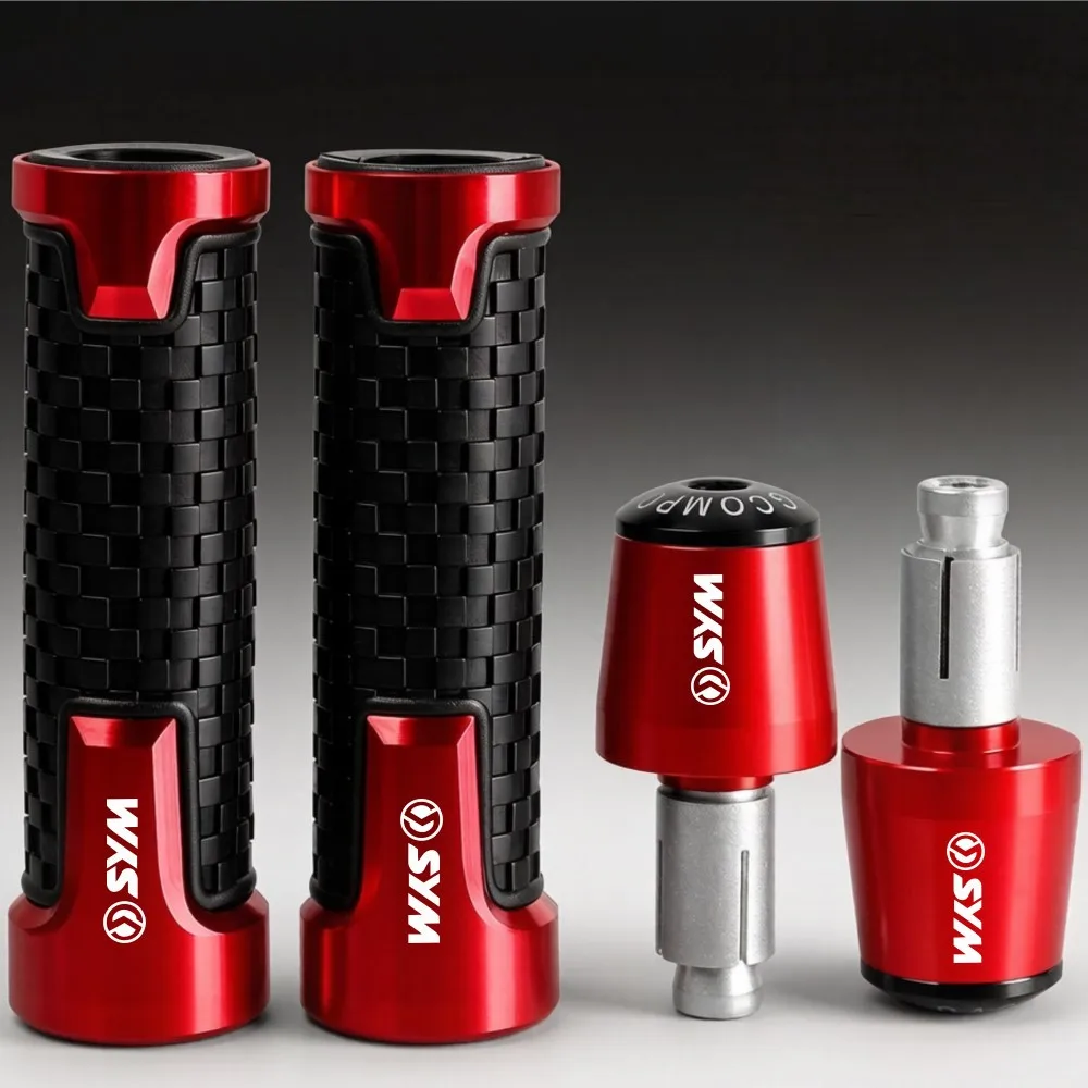 Motorcycle Handlebar Grips Ends Plug Silder Caps Shockproof For SYM Joymax Z 125 200 250 300 GTS 250i 300i T3 MAXSYM 400i 600i view 2