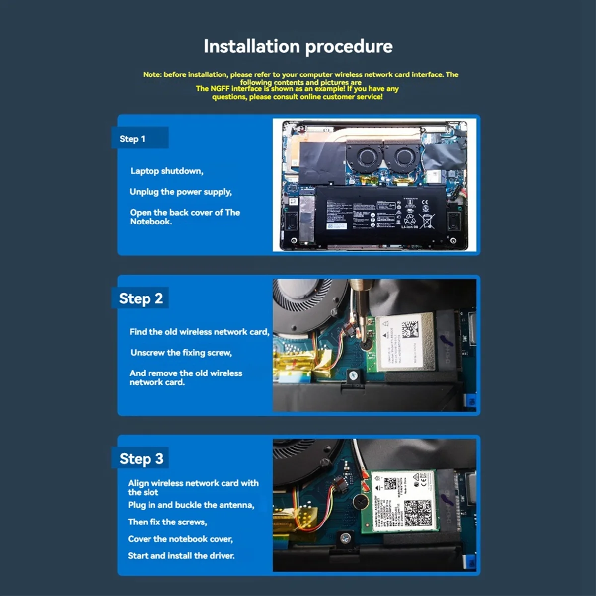 Placa de rede sem fio ac18 qcnfa765 wifi 6e 2.4g/5g/6g 5374mbps bluetooth 5.3 placa wi-fi módulo m.2 ngff para win10 win11