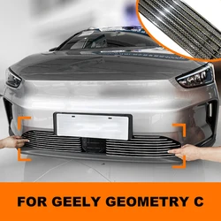 For Geely Geometry C 2021 2022 Radiator Protective Cover Front Grille Decorative Aluminum Alloy Center Grille Car Accessories