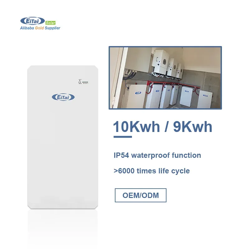 EITAI Energy 9.6Kwh Lifepo4 48V 51.2v 200Ah Solar Lithium Battery 10Kwh Lithium Ion Batteries powerwall