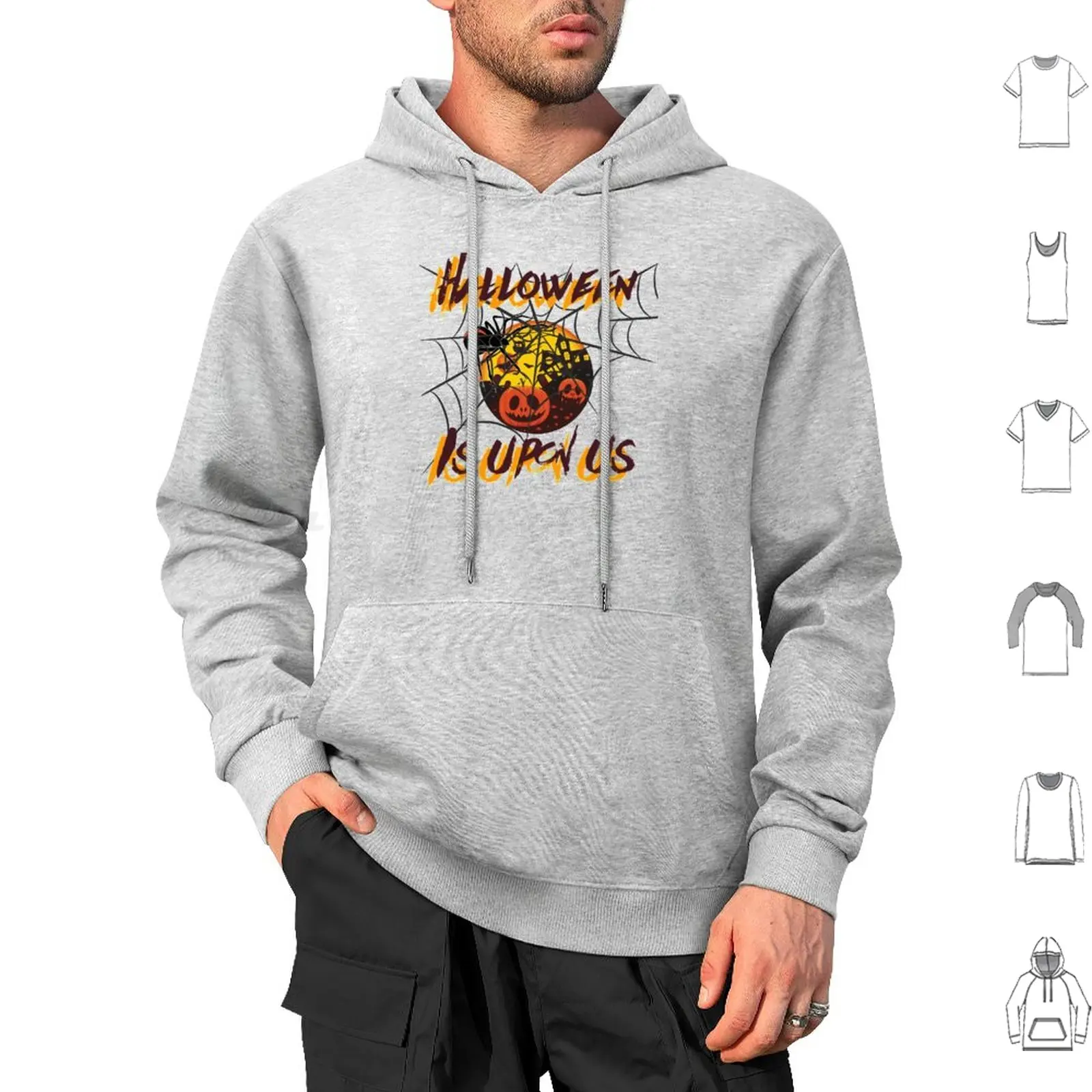 Halloween Is Upon Us Hoodies Long Sleeve Halloween Halloweentrickortreat Happyhalloween October31 Jackolanterns Pumkins