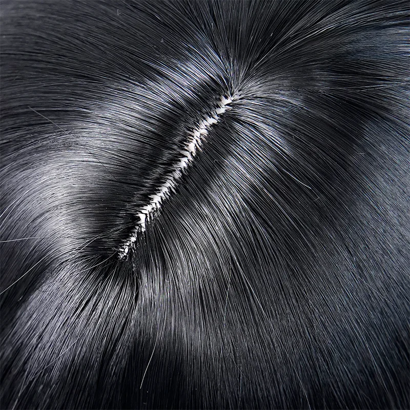 Peruka do cosplayu Anime Amo Empool, długa peruka Amo Enpūru ombre, czarno-pomarańczowa, na Comicon, Halloween, imprezę, dla dorosłych kobiet i mężczyzn.