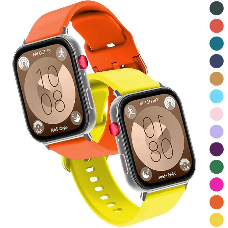 

High Quality Sport Strap For Huawei Watch Fit 3 4 4 Pro Bracelet Correa Watchband For Huawei Watch Fit 3 4 Pro Silicone Band