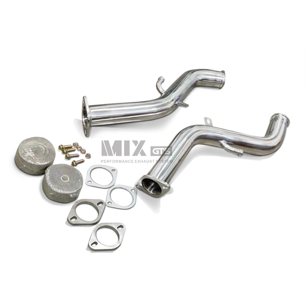 Infiniti Q50 Q60 3.0T Stainless Steel 304 Downpipe High Performance Exhaust System Original Equipment Manufacturer No Cat Exhaus