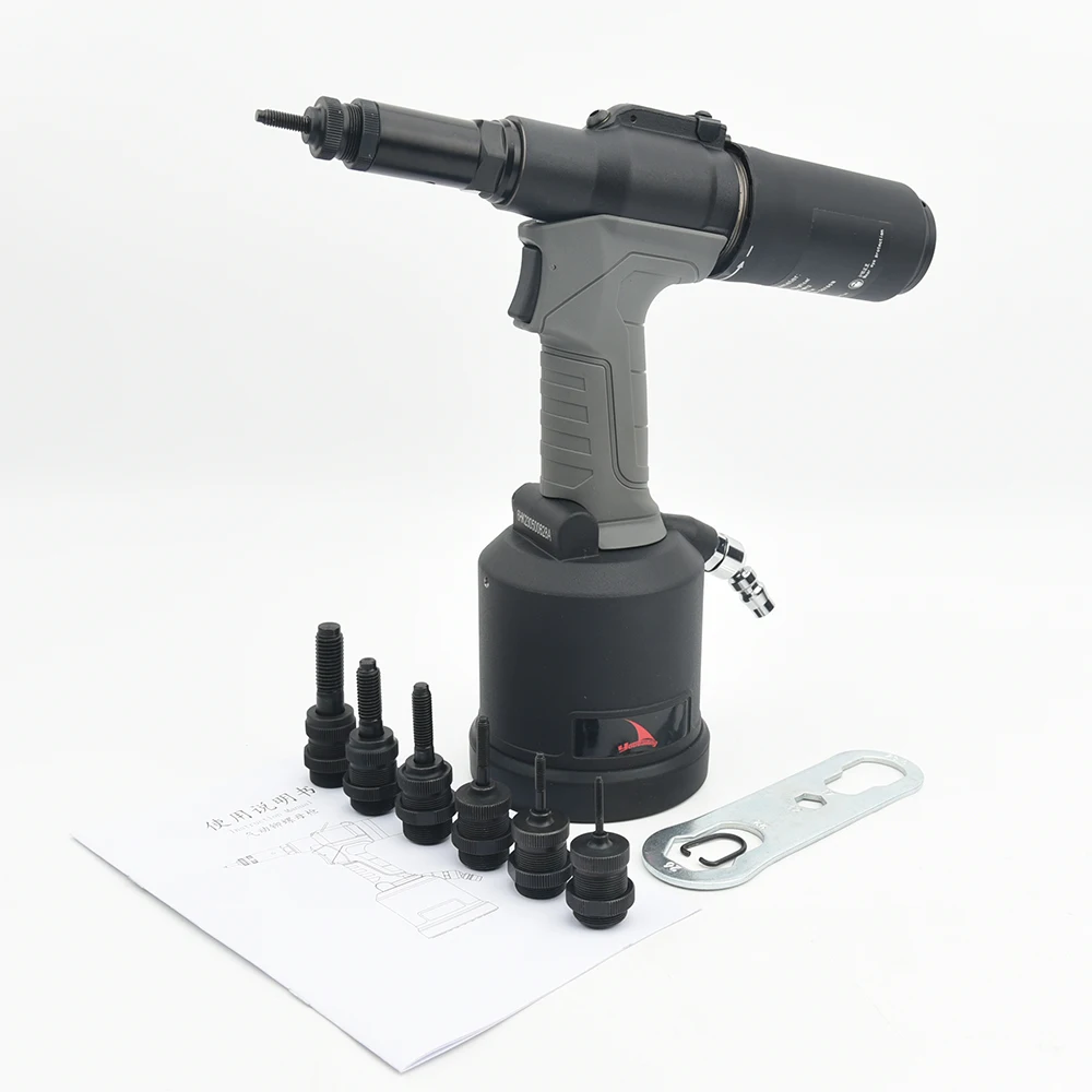 YS6312 M3 M4 M5 M6 M8  M10 M12 Air Nut Riveter Automatic Pneumatic Thread Rivets Gun Light Weight Other Pneumatic Tools