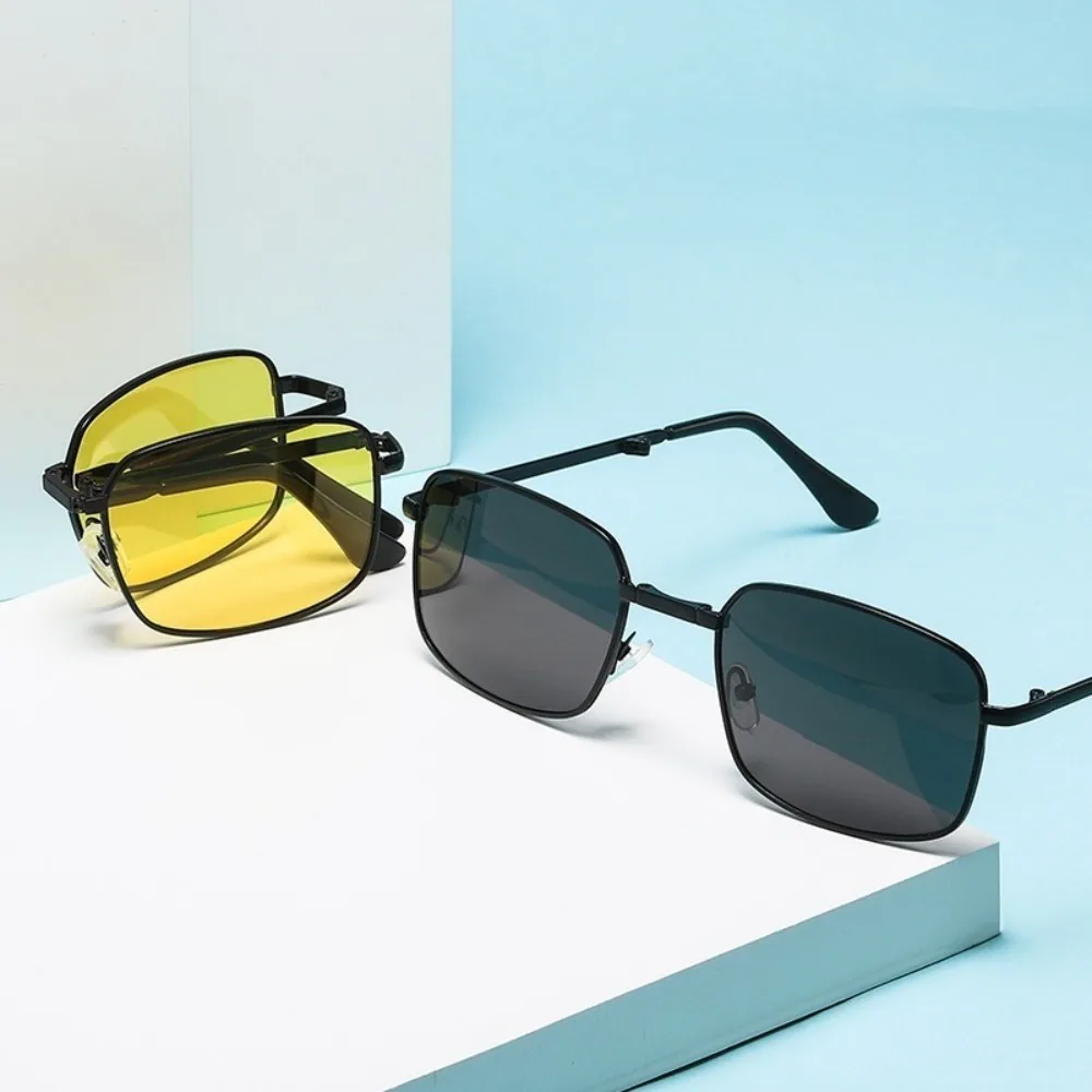 Zusammenklappbare polarisierte Farbwechsel-Sonnenbrille für den täglichen und nächtlichen Gebrauch. Angelbrille für männliche Fahrer – Detail 1