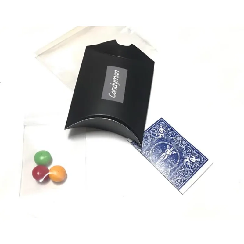 Candyman By Tobias Dostal Sztuczki Iluzje Magia uliczna Zbliżenie Magiczne sztuczki Walk Around Performer Magik Rekwizyty Śmieszne Magia