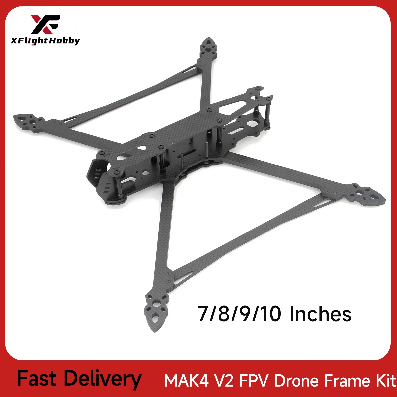 XFlight Hobby Carbon Fiber FPV Drone Rahmen Kit 7/8/9/10 Zoll 295/367/387/427mm RadBasis RC FPV Freestyle Racing Drone Quadcopter