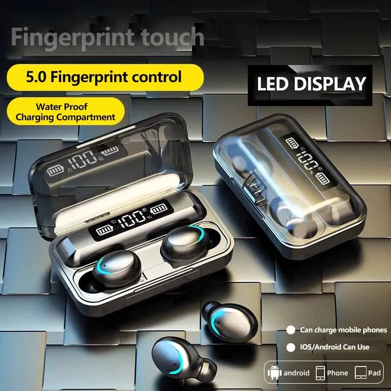 F9 Wireless Earphon… - image