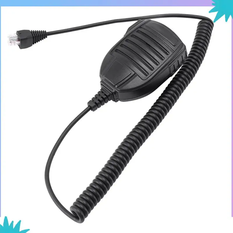 

ABZW 4X Walkie Talkie Standard Mobile Mic Speaker For Vertex Yaesu MH-67A8J 8 Pin VX-2200 VX-2100 VX-3200 Two Way Radio