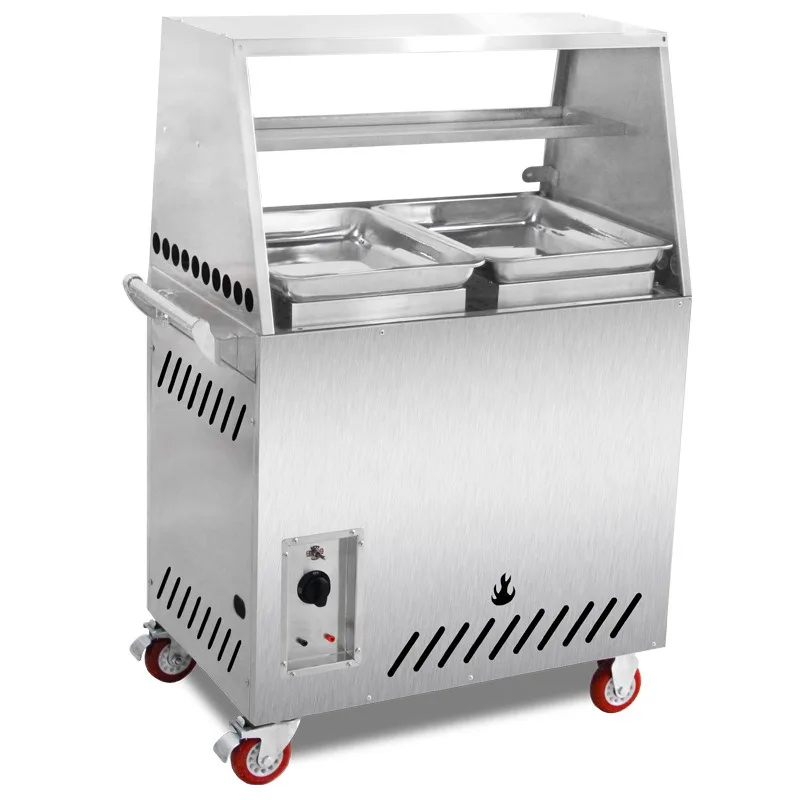Electromagnetic Stainless Steel Fried Chestnut Machine Fried Chestnut Machine Fully Automatic