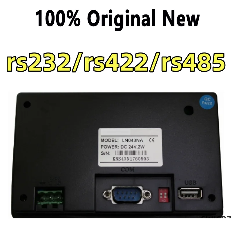 

100% Tested LOLLETTE HMI touch screen panel 4.3 inch support rs232/rs422/rs485