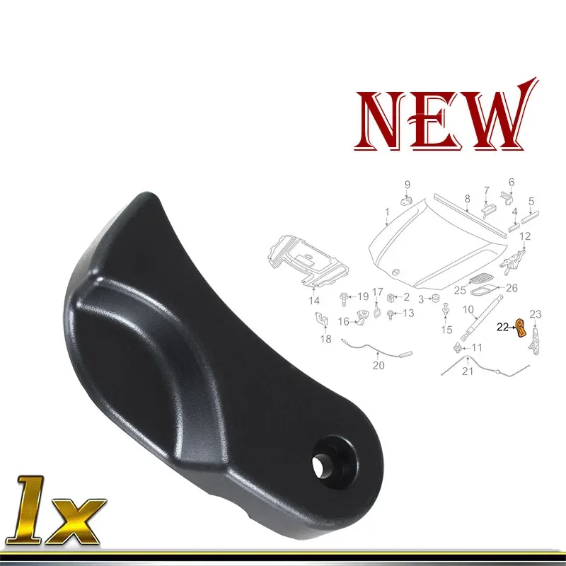 Hood Latch Release Lever Handle for BMW 135i 328i 335i 640i 650i M6 51237058117