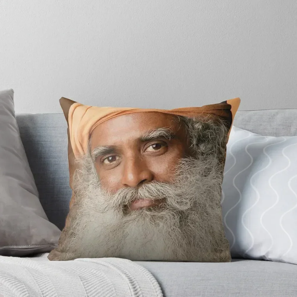 Sadhguru Throw Pillow Christmas Pillow Covers Luxury Sofa Cushions pillow