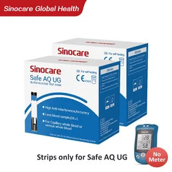 [50PCS/100PCS] Sinocare Blood Glucose Test Strips for Safe AQ UG only